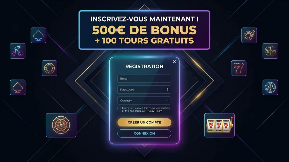 Inscription avec bonus